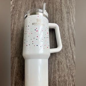 Stanley Stainless Steel Adventure Quencher 40oz Tumbler “Terrazzo Pearlized”